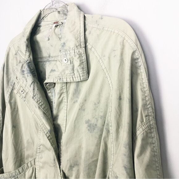 FREE PEOPLE | NEW Ripstop Parachute Utility Jacket Green Women’s Size X-Small - Picture 7 of 15